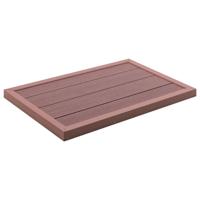 VidaXL Vloerelement voor solardouche 101x63x5,5 cm hkc bruin - thumbnail