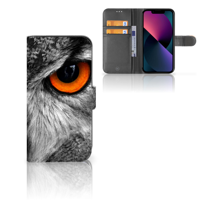 Apple iPhone 13 | Telefoonhoesje | Met pasjeshouder | Uil - thumbnail