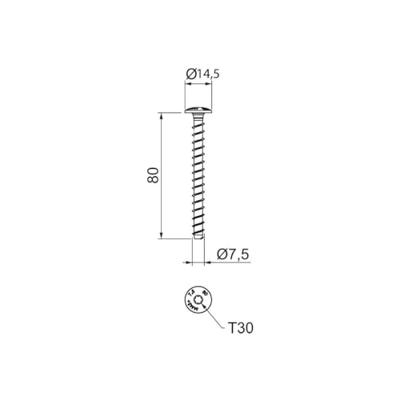 OBO Bettermann 3498272 Schroefanker 80 mm T Staal Verzinkt 50 stuk(s)