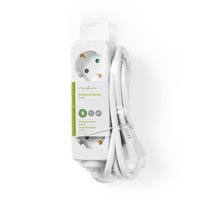 Nedis exso315f1wt stekkerdoos beschermend contact 3-weg 1,5 m wit - thumbnail