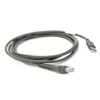 ZEBRA CBA-U21-S07ZBR - Serial Kabel (zwart, 2,1 m, USB, EAS, Male Connector/Male Connector, DS2208-SR) - thumbnail