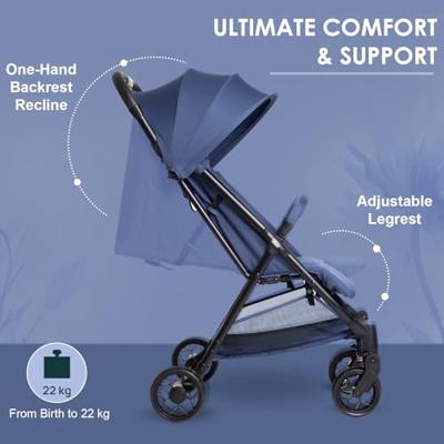 CHICCO - Stadskinderwagen - Urbino - 4 wielen - Koningsblauw