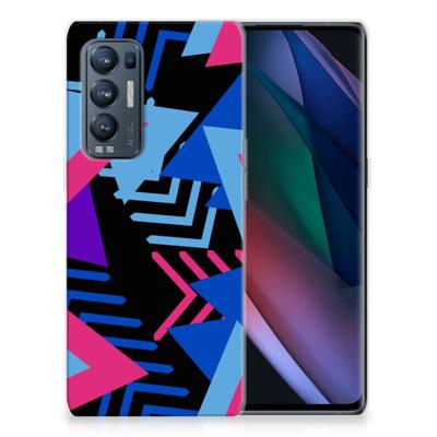 OPPO Find X3 Neo | TPU Hoesje | Funky Triangle OPPO Find X3 Neo | TPU Hoesje | Funky Triangle