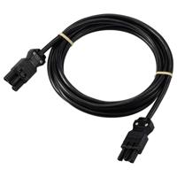 Sygonix SY-6676366 Verlengkabel Zwart 7.5 m - thumbnail