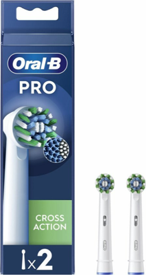Oral B Opzetborstel cross action 2 Stuks