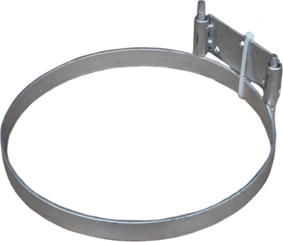 Emmer en voerbakhouder verzinkt 28cm