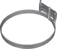 Emmer en voerbakhouder verzinkt 28cm - thumbnail