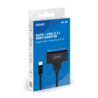 SAVIO AK-69 Adapter USB-C 3.1 Gen 1 (M) - SATA (F) voor 2,5" schijven - thumbnail