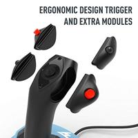 Joystick Thrustmaster Airbus Edition Zwart/Blauw PC - thumbnail