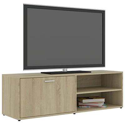 Tv-meubel 120x34x37 cm spaanplaat sonoma eikenkleurig