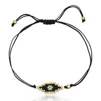 Dames Armband met Evil Eye van Miyuki Kralen - Dark - thumbnail