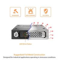 Icy Dock MB991SK-B 2,5 SATA mobile rack voor 3,5 extern met slot - thumbnail