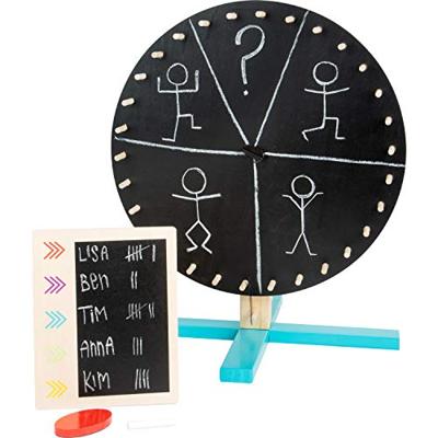 Small Foot houten rad van fortuin, 4dlg.