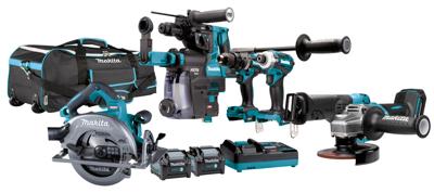 Makita DK0162G601 Accu Combiset 6-delig XGT 40V Max 4.0Ah in Tas