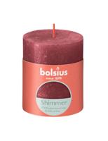 Bolsius Rustiek stompkaars 80/68 Rood - thumbnail