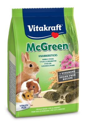 Mc.Green knabbelsticks dwergkonijn 50 gram Gebr. de Boon Vitakraft - Vitakraft