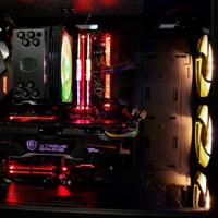 Cooler Master Hyper 212 RGB Black edition koeler - thumbnail