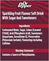 Dr. Pepper Tray 24 stuks 33cl - thumbnail