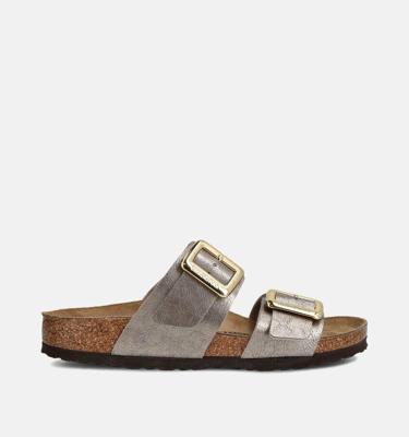 Birkenstock SYDNEY CUSHION BUCKLE BF TAUPE - alle