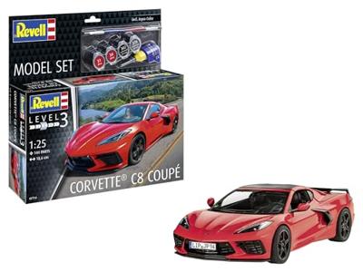 Revell 1/24 Corvette C8 Coupé Model Set