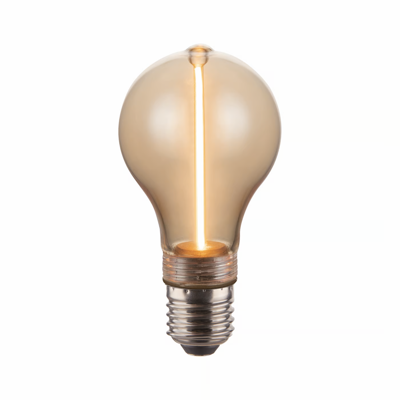 Led lamp E27 Design Goud Super warm wit 1800k Dimbaar