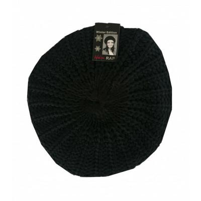 Rap Fashion baret France dames acryl zwart one size
