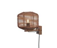 GOOD&MOJO Wandlamp 'Tanami' Rotan, 25cm, kleur Naturel - thumbnail