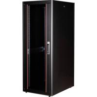 ROLINE 19-inch netwerkkast Basic 32 U, 600x800 BxD Glazen deur zwart - thumbnail