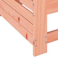 Tuinbank met armleuning en kussens massief douglashout - thumbnail