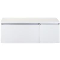 Frozen Badmeubelset 120 cm - Greeplijst in Kleur - Wastafel Onderkast met Bovenblad Wit Hoogglans - thumbnail