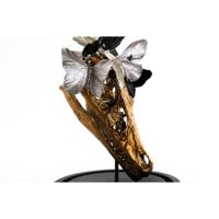 Decoratieve figuren DKD Home Decor Zwart Gouden Vlinders 17 x 17 x 26 cm - thumbnail