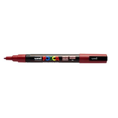 Paintmarker uni posca pc3m f donkerrood | 6 stuks Paintmarker uni posca pc3m f donkerrood | 6 stuks