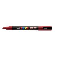 Paintmarker uni posca pc3m f donkerrood | 6 stuks - thumbnail