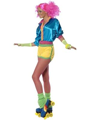 Jaren 80 Skater kostuum dames