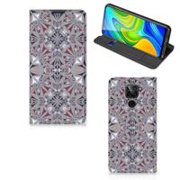 Xiaomi Redmi Note 9 | Standcase | Flower Tiles - thumbnail