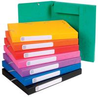 Exacompta Elastobox Cartobox rug van 2,5 cm, geassorteerde kleuren: groen, blauw, geel, rood, oranje, ... - thumbnail