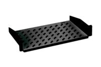 Digitus DN-19 TRAY-2-SW 19 inch Apparaatbodem voor patchkast 2 HE Vast inbouw Geschikt voor kastdiepte: vanaf 600 mm Zwart - thumbnail