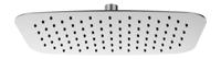 UFO ovale hoofddouche 300x200x2 geborsteld staal - thumbnail