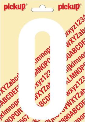 Plakcijfer Nobel Sticker getal 0 wit Pickup - Pickup Plakcijfer Nobel Sticker getal 0 wit Pickup - Pickup