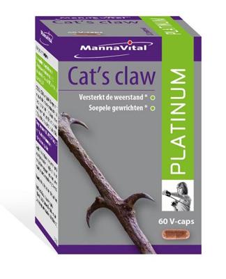 Mannavital Cats Claw Platinum V-capsules 60