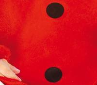 Duivel Jumpsuit Rood Baby Met Strik - thumbnail