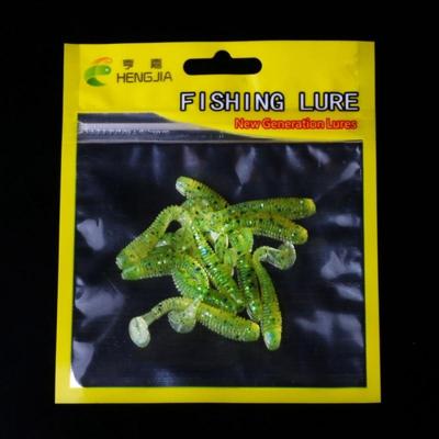 HENGJIA SO041 5cm/0 6 g 10 PC's Hengelsport Wobbler zachte Jigging vissen lokken Worm Swimbaits siliconen Bait