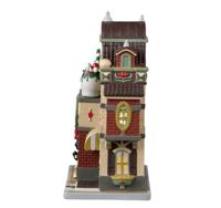 Lemax st. nick&apos;s wooden shoe shop verlicht kersthuisje Caddington Village 2023 - thumbnail