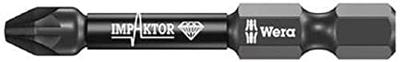Wera 855/4 Impaktor DC Pozidriv Bit PZ3 x 50mm VE=5 - 05057662001 - thumbnail