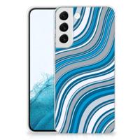 Samsung Galaxy S22 Plus | TPU bumper | Waves Blue - thumbnail