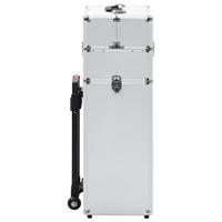 VidaXL Make-up trolley aluminium zilverkleurig - thumbnail