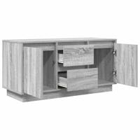 Tv-meubel met LED-verlichting 100x41x50 cm grijs sonoma eiken - thumbnail