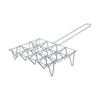 Groentegrill EDM 33,5 x 25 cm Metaal Chroom - thumbnail