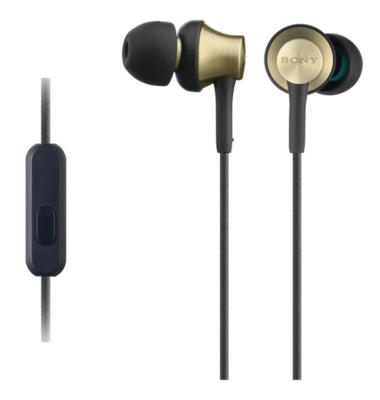 Sony MDR-EX650APT In-Ear Oortelefoon Geelkoper/Zwart