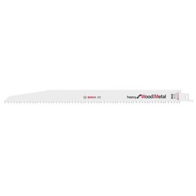 Bosch Accessories 2608657612 Reciprozaagblad S 1210 VF, Heavy for Wood and Metal, verpakking van 5 stuks Zaagbladlengte 300 mm 5 stuk(s) Bosch Accessories 2608657612 Reciprozaagblad S 1210 VF, Heavy for Wood and Metal, verpakking van 5 stuks Zaagbladlengte 300 mm 5 stuk(s)